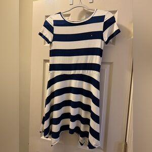 Navy and White Striped Tommy Hilfiger Kids Dress